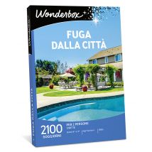 Wonderbox Fuga dalla città - Cofanetti regalo 1 notte per 2 persone Hotel 4* e 3*, agriturismi, B&B... Concediti una piccola fuga dalla città 