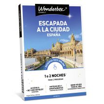 Wonderbox Escapada a la ciudad: España Cofre y Caja Regalo STAY - Ideas de regalos originales 1 o 2 noches Para 2 personas en ciudades de España