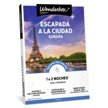 Wonderbox Escapada a la ciudad: Europa Cofre y Caja Regalo STAY - Ideas de regalos originales 1 o 2 noches Para 2 personas en ciudades de Europa