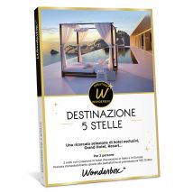 Wonderbox Destinazione 5 stelle - Cofanetti regalo 2 notti con colazione per 2 persone Grand Hotel, Resort e altre strutture di lusso in Italia e in 