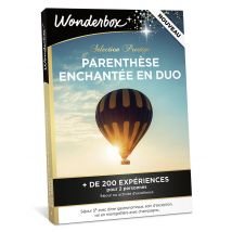 Wonderbox Parenthèse enchantée en duo - Idée cadeau Pour 2 personnes Séjour ou activité d’excellence Séjour 5* avec dîner gastronomique, soin 
