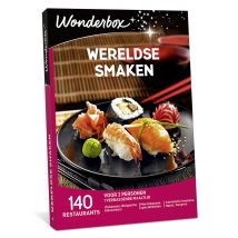 Wonderbox Wereldse smaken - Geschenkideeën een verrassende maaltijd voor 2 personen keuze uit 140 smaakervaringen: aziatisch, marokkaans, italiaans ..