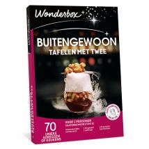 Wonderbox Buitengewoon tafelen met twee - Geschenkideeën een buitengewoon etentje voor 2 personen keuze uit 70 unieke tafelervaringen -