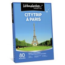 Wonderbox Citytrip à Paris - Coffret Cadeau stay Idée cadeau 1 ou 2 nuits + petits déjeuners pour 2 personnes 80 hôtels dans les plus beaux quartiers 