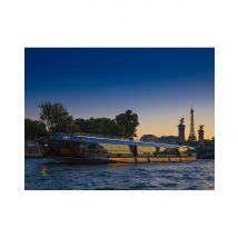 Wonderbox Dîner croisière sur les Bateaux-Mouches à Paris - Menu Prestige - Idée cadeau Depuis plus de 70 ans, la Compagnie des Bateaux-Mouches vous 