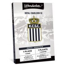 Wonderbox Royal Charleroi Sporting Club - 1 ticket - Geschenkideeën ticket voor een thuiswedstrijd royal charleroi sporting club voor 1 persoon -