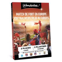 Wonderbox Europees voetbal - 2 tickets - Geschenkideeën tickets voor 1 voetbalwedstrijd van een van de 50 mooiste europese clubs: fc barcelona, fc 