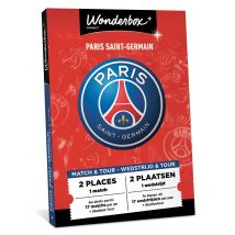 Wonderbox PSG - Wedstrijd & Tour - 2 tickets - Geschenkideeën tickets voor een thuiswedstrijd van paris saint-germain + psg stadium tour voor 2 