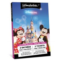 Wonderbox Disneyland Paris - 1 dag/1 park/2 tickets - Geschenkideeën toegangstickets voor 1 dag in 1 park van disneyland paris voor 2 personen -