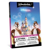 Wonderbox Disneyland Paris - 1 dag/2 parken/2 tickets - Geschenkideeën toegangstickets voor 1 dag in 2 parken van disneyland paris voor 2 personen -