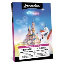 Wonderbox Disneyland Paris - 1 dag/1 park/1 volwasseneticket - Geschenkideeën toegangsticket voor 1 dag in 1 park van disneyland paris voor 1 