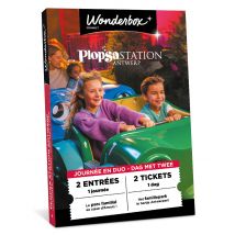 Wonderbox Plopsa Station Antwerp - 2 tickets - Geschenkideeën toegangstickets voor 1 dag plopsa station antwerp voor 2 personen -