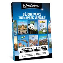 Wonderbox Themapark in Europa - Verblijf - Geschenkideeën toegangstickets voor 1 dag in een van de 20 themaparken in europa + 1 overnachting in een 