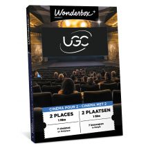 Wonderbox UGC België - 2 tickets - Geschenkideeën tickets voor een filmvertoning in een ugc cinema's voor 2 personen -