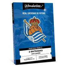 Wonderbox Real Sociedad Cofre y Caja Regalo ENTERTAINMENT - Ideas de regalos originales Entradas válidas para un partido de la Real Sociedad a elegir 