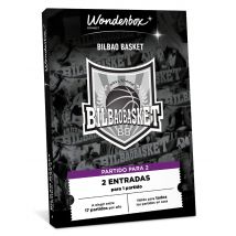 Wonderbox Bilbao Basket - 2 entradas Cofre y Caja Regalo ENTERTAINMENT - Ideas de regalos originales 2 entradas par un mismo partido del Bilbao Basket