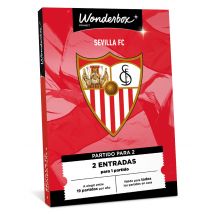 Wonderbox Sevilla FC - 2 entradas Cofre y Caja Regalo ENTERTAINMENT - Ideas de regalos originales - 1 partido y 2 entradas - 2 entradas para un 