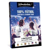 Wonderbox 100% Fútbol – Partidos Cofre y Caja Regalo ENTERTAINMENT - Ideas de regalos originales 2 entradas para 1 partido a elegir entre los mejores 