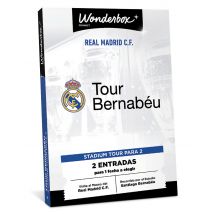 Wonderbox Real Madrid Tour Bernabéu - Classic Cofre y Caja Regalo ENTERTAINMENT - Ideas de regalos originales 1 visita al Museo y Estadio para 2 