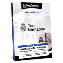 Wonderbox Real Madrid Tour Bernabéu Estancia Cofre y Caja Regalo ENTERTAINMENT - Ideas de regalos originales 1 visita al Museo y Estadio para 2 