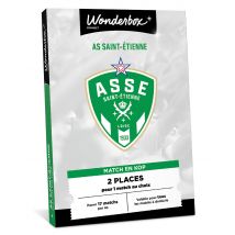 Wonderbox AS Saint-Etienne - Match en KOP - Idée cadeau 2 places pour 1 match au choix Parmi 17 matchs par an, valable pour tous les matchs à domicile