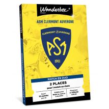 Wonderbox ASM Clermont Auvergne - Match en duo - Idée cadeau 2 places pour 1 match au choix Parmi 15 matchs par an, valable sur tous les matchs à 