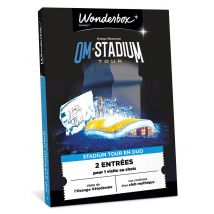 Wonderbox Olympique de Marseille - Stadium Tour en duo - Idée cadeau 2 entrées pour 1 visite au choix Visite de l'Orange Vélodrome, les coulisses d'un