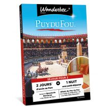 Wonderbox Puy Du Fou - Séjour pour 2 - Idée cadeau 2 entrées pour 2 jours d'accès au parc 1 nuit avec petit-déjeuner (Camp du Drap d'Or ou Villa Gallo