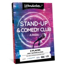 Wonderbox Stand up & Comedy Clubs à Paris en duo - Idée cadeau 2 places pour un spectacle au choix 5 lieux partenaires à Paris : Paname, Barbès Comedy