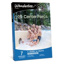 Wonderbox Center Parcs - 5 jours & 4 nuits - Idée cadeau Pour 4 personnes 7 domaines en France Accès illimité à l'Aqua Mundo, Cottages tout confort