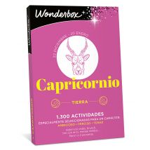 Wonderbox Zodiaco - Capricornio Cofre y Caja Regalo MULTITHEMATIC - Ideas de regalos originales Una experiencia increíble 1 comida o cena o 1 noche o 