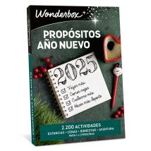 Wonderbox Propósitos año nuevo Cofre y Caja Regalo MULTITHEMATIC - Ideas de regalos originales Una experiencia especial 1 comida o cena o 1 noche o 1 