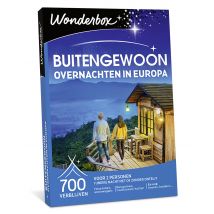 Wonderbox Buitengewoon overnachten in Europa - Geschenkideeën 1 unieke nacht met of zonder ontbijt voor 2 personen keuze uit 700 originele verblijven 