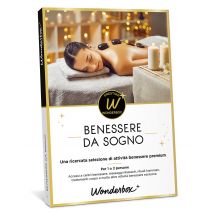 Wonderbox Benessere da sogno - Cofanetti regalo Per 1 o 2 persone Accessi a centri benessere, massaggi rilassanti, rituali hammam, trattamenti corpo e