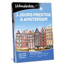 Wonderbox 3 jours prestige à Amsterdam - Idée cadeau 2 nuits avec ou sans petit déjeuner pour 2 personnes Hôtel 4* ou 5 Réservation immédiate en ligne