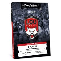 Wonderbox LOU Rugby - Match en duo - Idée cadeau 2 places pour 1 match au choix Parmi 15 matchs par an, valable pour tous les matchs à domicile