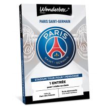 Wonderbox PSG Stadium Tour - 1 personne - Idée cadeau 1 entrée pour une visite au choix Visite du Parc des Princes, 1h de découverte d'un stade 