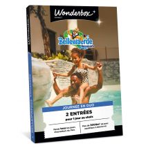 Wonderbox Bellewaerde Aquapark - Journée en duo - Idée cadeau 2 entrées pour 1 jour au choix Parmi tous les jours d'ouverture du parc