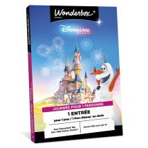 Wonderbox Disneyland Paris - Journée pour 1 personne (adulte) - Idée cadeau Pour un adulte (à partir de 12 ans) Accès au Parc Disney de votre choix: 