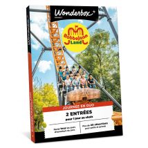 Wonderbox Bobbejaanland - 1 Jour en duo - Idée cadeau 2 entrées pour 1 jour au choix + de 40 attractions pour petits et grands Valable tous les jours 