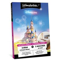 Wonderbox Disneyland Paris Estancia - 3 días / 3 noches - 2 personas Cofre y Caja Regalo ENTERTAINMENT - Ideas de regalos originales 2 entradas para 3