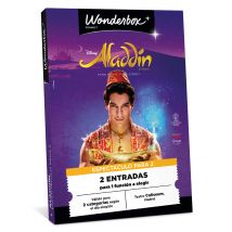 Wonderbox Descubre Aladdin - 2 entradas Cofre y Caja Regalo ENTERTAINMENT - Ideas de regalos originales 2 entradas para la función de tu elección.