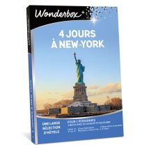 Wonderbox 4 jours à New York - Idée cadeau 3 nuits avec ou sans petit déjeuner pour 2 personnes Hôtel 2*, 3* ou 4* dans Manhattan, Brooklyn, Jersey 