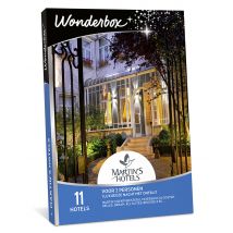 Wonderbox Martin's Hotels - Geschenkideeën 1 luxueuze nacht met ontbijt bij een martin's hotel: relais, rentmeesterij, patershof, klooster ... voor 2 