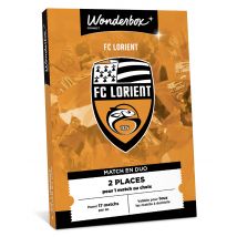 Wonderbox FC Lorient - Match en duo - Idée cadeau 2 places pour 1 match au choix Parmi 17 matchs par an, valable pour tous les matchs à domicile