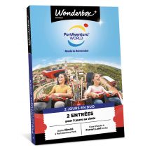 Wonderbox PortAventura - 2 jours en duo - Idée cadeau 2 entrées pour 2 jours au choix Accès illimité à PortAventura Park (Ferrari Land inclus)