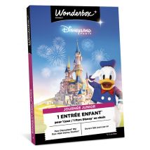 Wonderbox Disneyland Paris - Journée Junior - Idée cadeau 1 entrée enfant (de 3 à 11 ans) pour 1 journée dans 1 des parcs Disneyland Paris 1 jour dans
