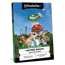 Wonderbox Parc Astérix - 1 jour pour 1 enfant - Idée cadeau 1 entrée enfant (âgé entre 3 et 11 ans le jour de la visite) pour 1 jour au choix + de 50 