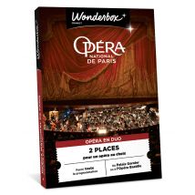 Wonderbox Opéra de Paris - Opéra en duo - Idée cadeau 2 places pour 1 opéra au choix Parmi toute la programmation du Palais Garnier ou de l'Opéra 
