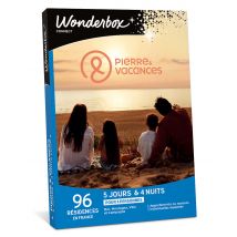 Wonderbox Pierre & Vacances - 5 jours & 4 nuits - Idée cadeau Pour 4 personnes 96 résidences en France Mer, Montagne, Campagne. Appartements ou 